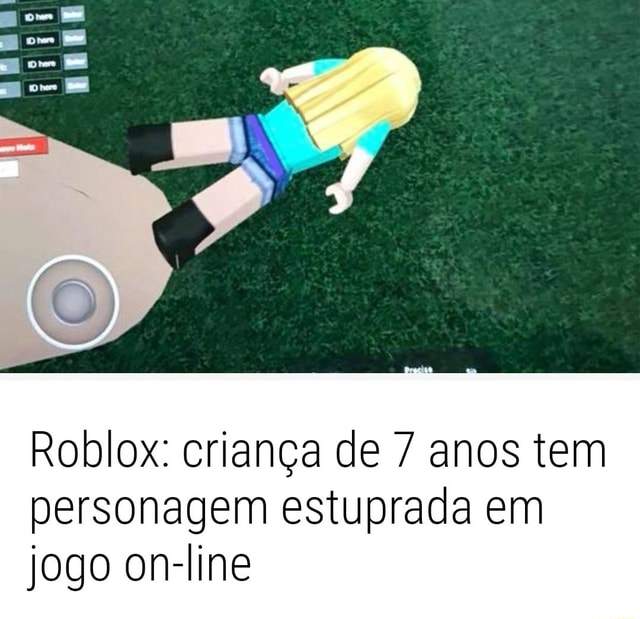 Eu com 7 anos depois de ter encostado a boca do meu personagem na de uma  menina no roblox: - iFunny Brazil