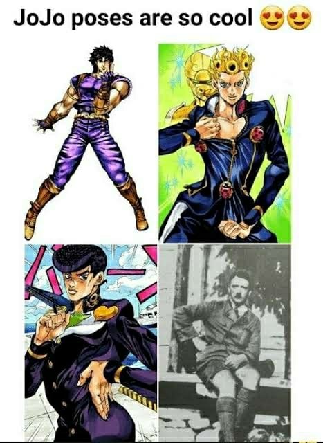 Jojo pose: T Pose: - iFunny Brazil