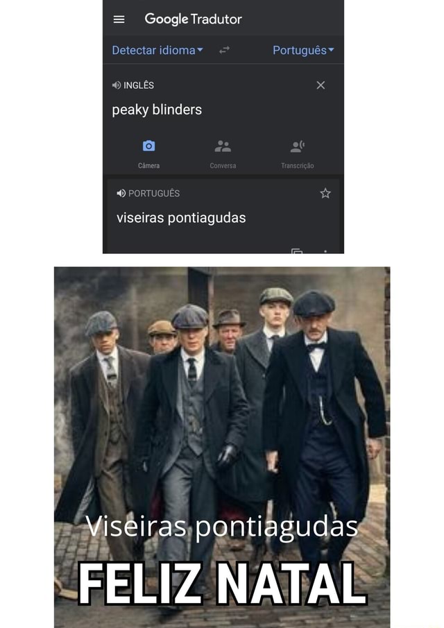 O Que é BLINDERS em Inglês