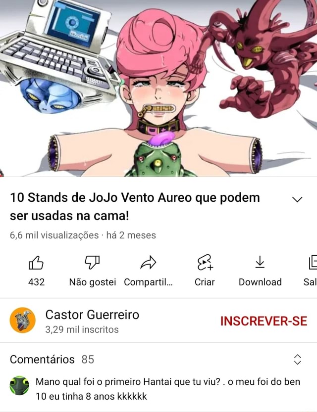 Stand de jojo so que sao aliens do ben 10