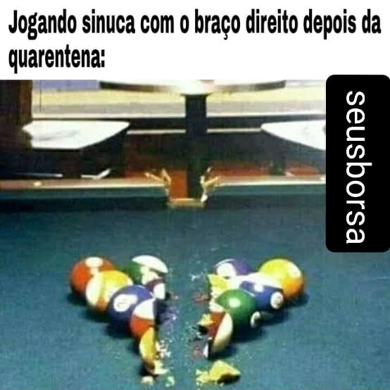 Jogando sinuca