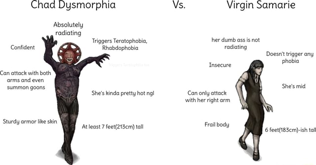 Chad Dysmorphia Absolutely radiating Triggers Teratophobia, Confident ...