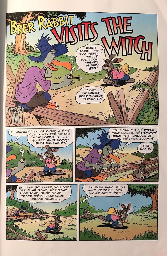 Walt Disney Comics Brer Rabbit (1946) THAT'S RIGHT, AN! TH' ONLY WAY