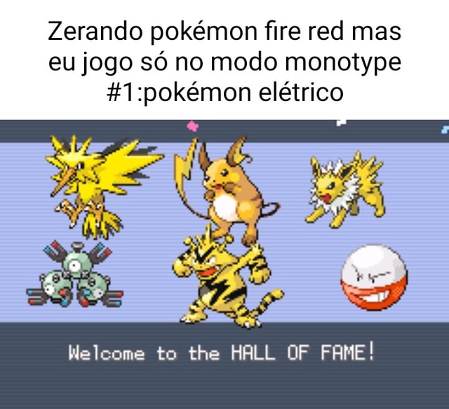 Hall Da Fama ( Pokémon Fire Red Pt - BR)