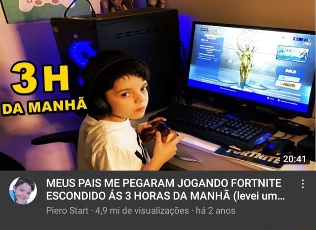 Jogando Fortnite