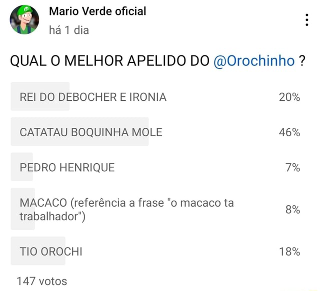 Quem apagou a luz porrakkkkkkk : r/orochinho