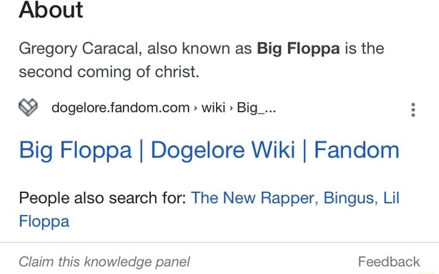 About Gregory Caracal, also known as Big Floppa is the second coming of ...