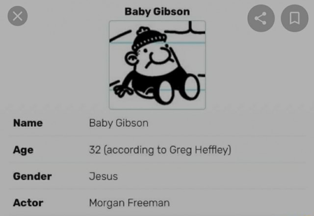 Baby gibson diary of a wimpy kid cheap