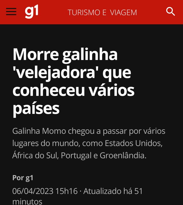 O Que Vi Pelo Mundo - As galinhas, os turistas e a volta das viagens!