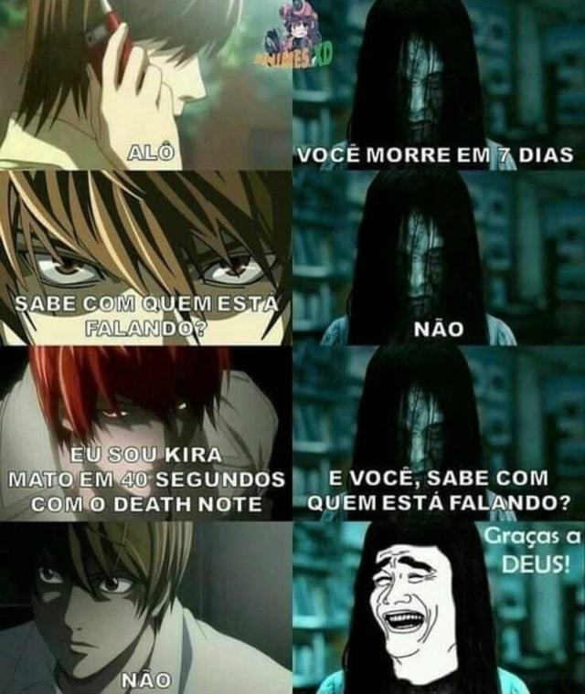 Death Note- NW (NN s, Se o Kira do anime visse o filme da netflix, com  certeza colocaria o proprio nome no caderno - iFunny Brazil