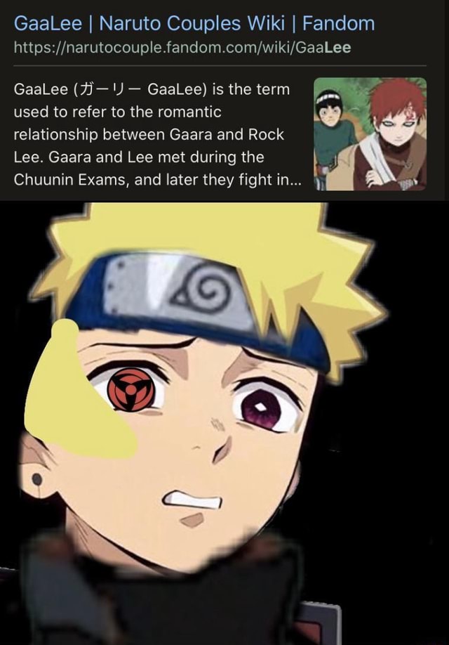 Rock Lee, Wiki Naruto