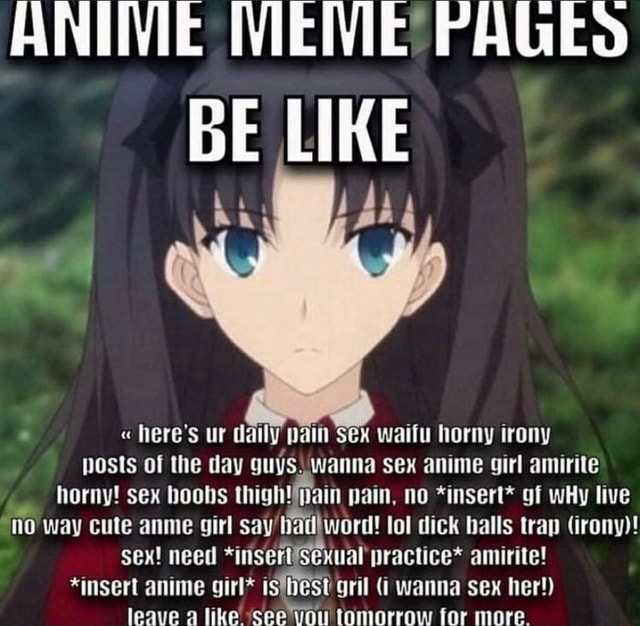 Day 3 bad anime memes : r/AnimeMeme