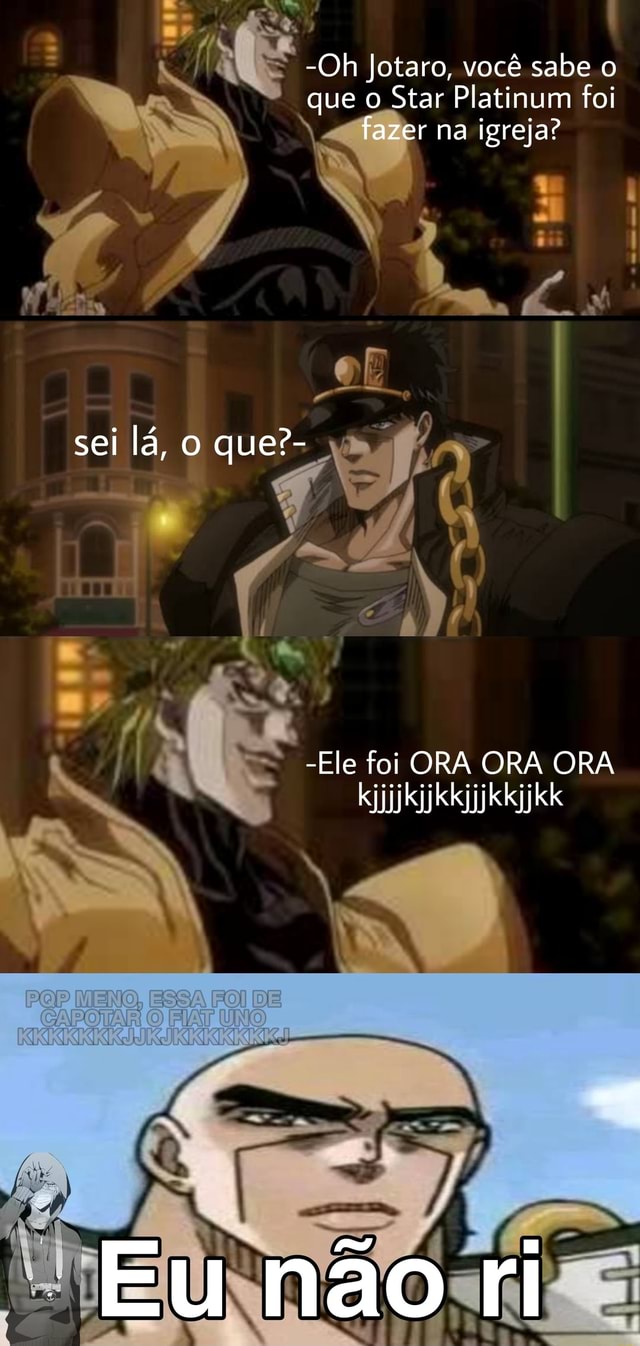 Jotaro, Kujo Star Platinum STAND) AR= - iFunny Brazil