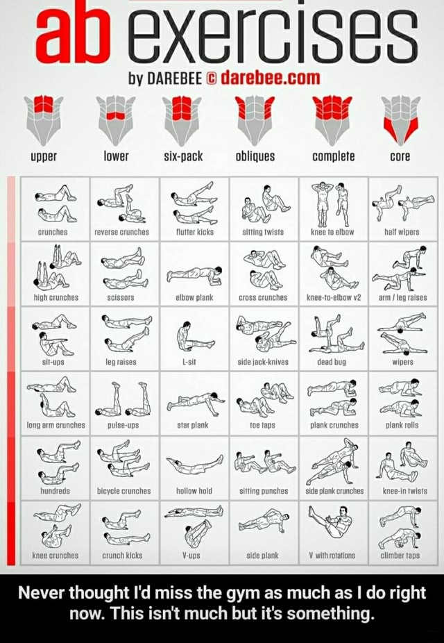 Al exercises by DAREBEE © darebee.com Be upper lower A I oh crunches ...