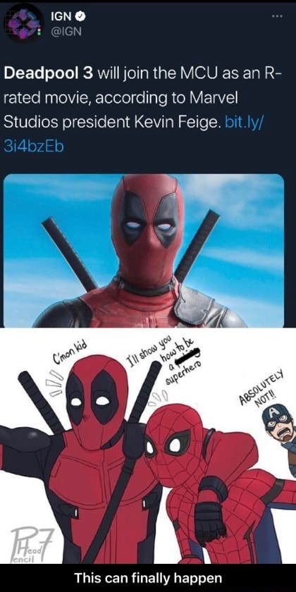 Deadpool 3 Confirmed To Be In MCU And R-Rated - LADbible