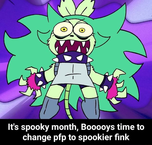 It's spooky month 