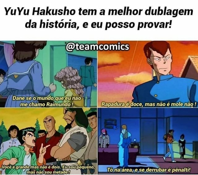 Rapadura é mole mas não é doce não - DUBLAGEM DE INUYASHA COMPLETA