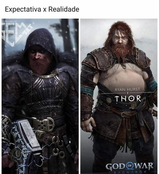 Thor and Kratos Height Comparison - iFunny Brazil