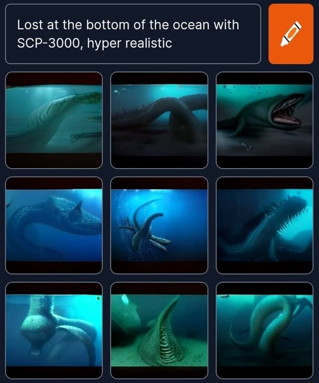 Lost at the bottom of the ocean with SCP-3000, hyper realistic cat! -  iFunny Brazil