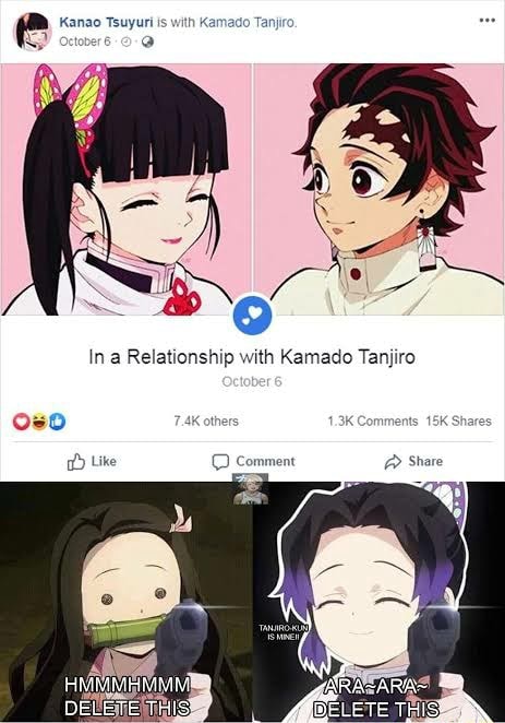 Kanao Tsuyuri is with Kamado Tanjir In a Relationship with Kamado