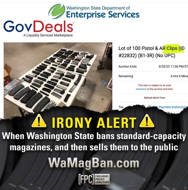 Washington State Department of Enterprise Services GovDeals A Liquidity