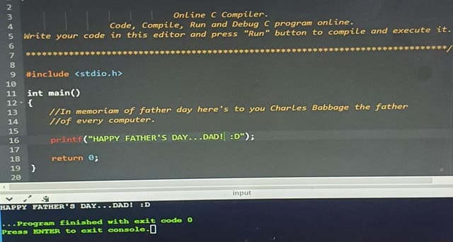 How To Run C Program In Online Compiler 