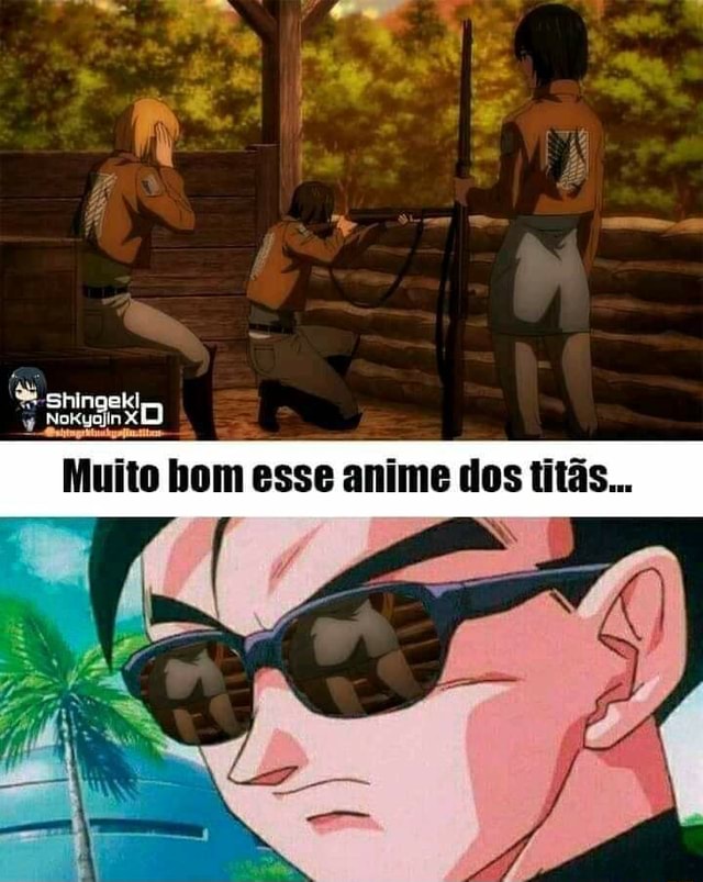 Belinha Meus parabéns você acaba de ser teletransportado para o seu anime  favorito! Fãs de Shingeki no Kyojin: - iFunny Brazil