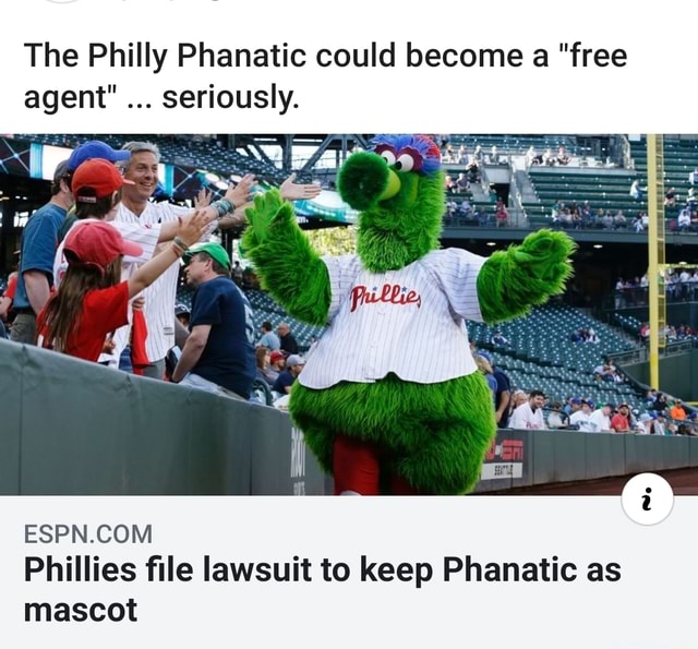 Could the Phillie Phanatic really become a free agent?