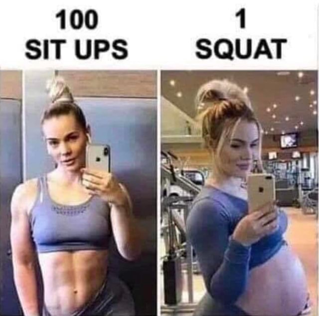 100 SIT UPS SQUAT iFunny Brazil