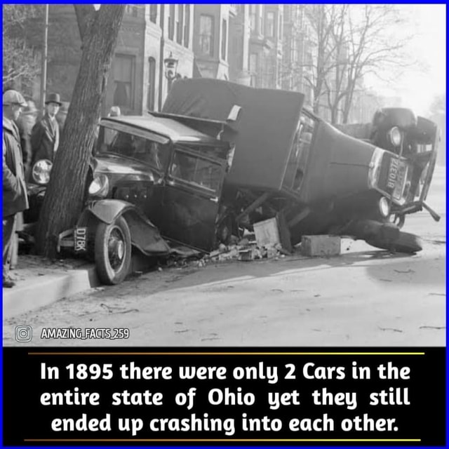 Does Photo Show an 1895 Car Crash Involving the Only 2 Cars in