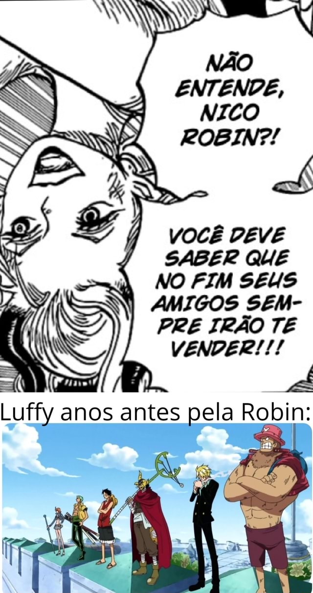 Luffy declara guerra contra o governo mundial pela Robin. #onepiece #l