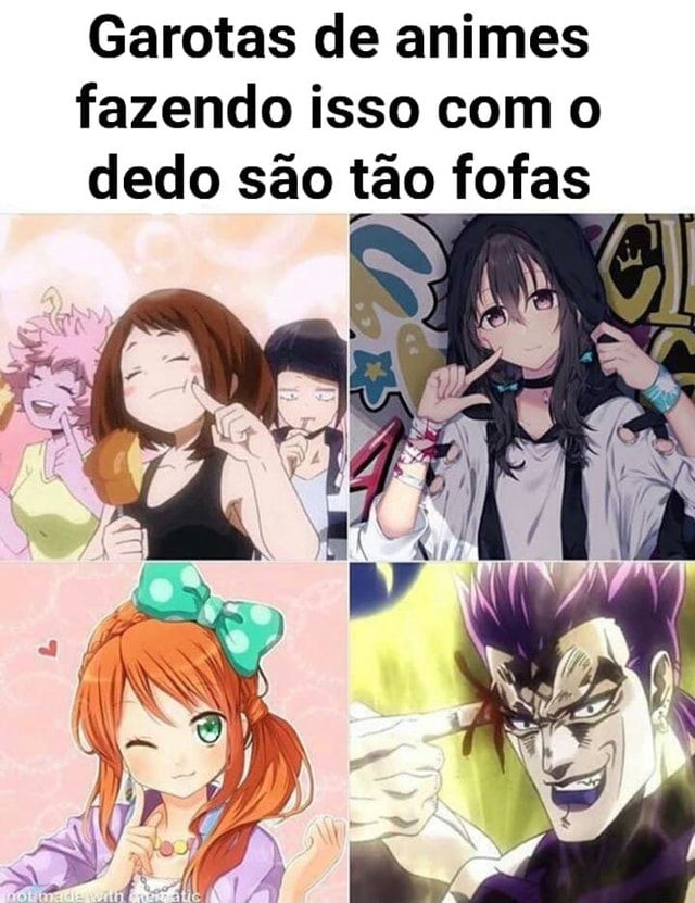 Eu amo ver garotas-gato de animes com suas mãos na frente imitando patas de  gatos. Traduzi WaterBR do po - iFunny Brazil