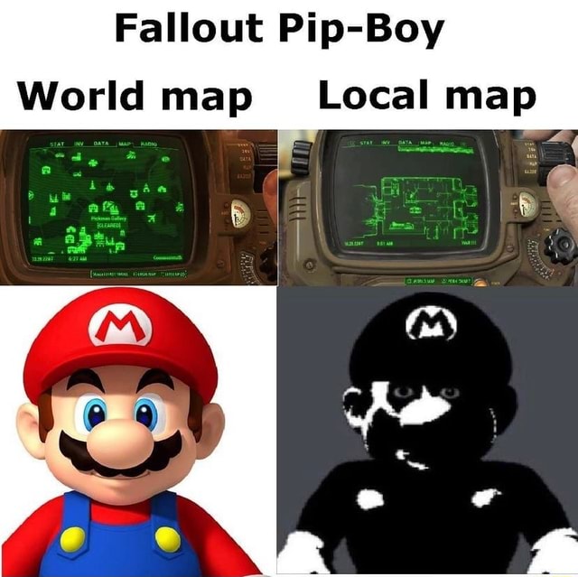 Fallout 3 map vs Fallout New Vegas map - iFunny Brazil