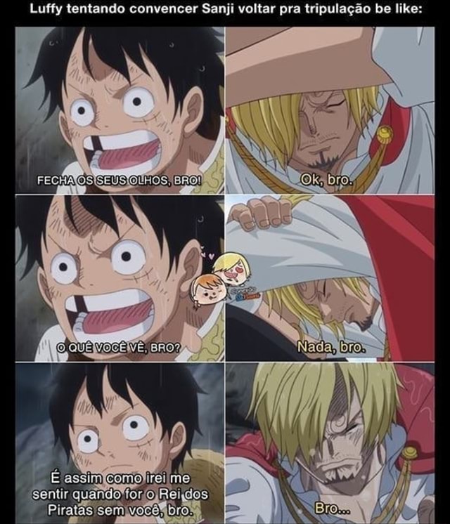 trocaequivalente.bsky.social on X: Comecei a assistir One Piece