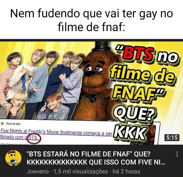 MEMES DO FILME DE FNAF! 