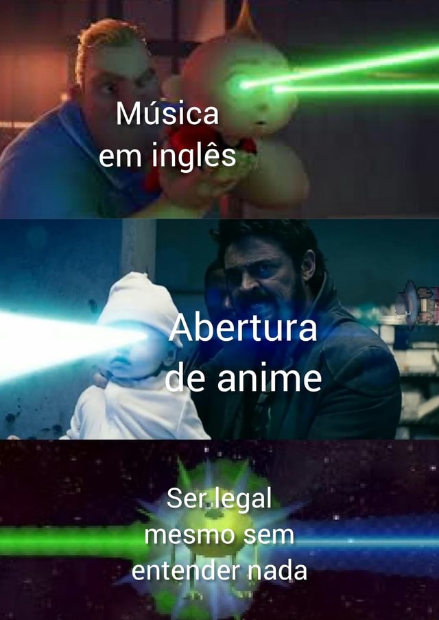 música de anime em inglês