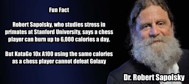 Fun Fact Robert Sapolsky, who studies stress in primates at Stanford