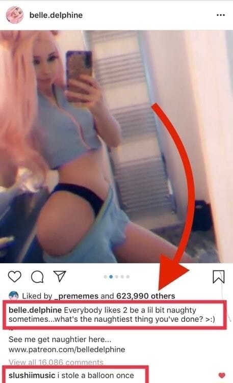 belle delphine model 2