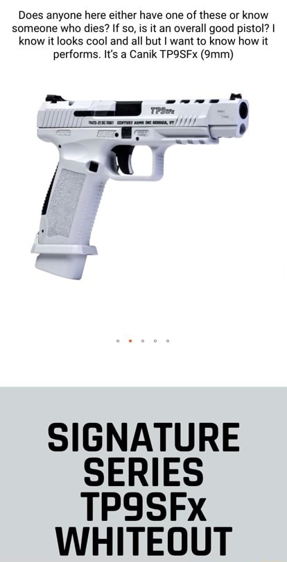 SIGNATURE SERIES TP9SFx WHITEOUT