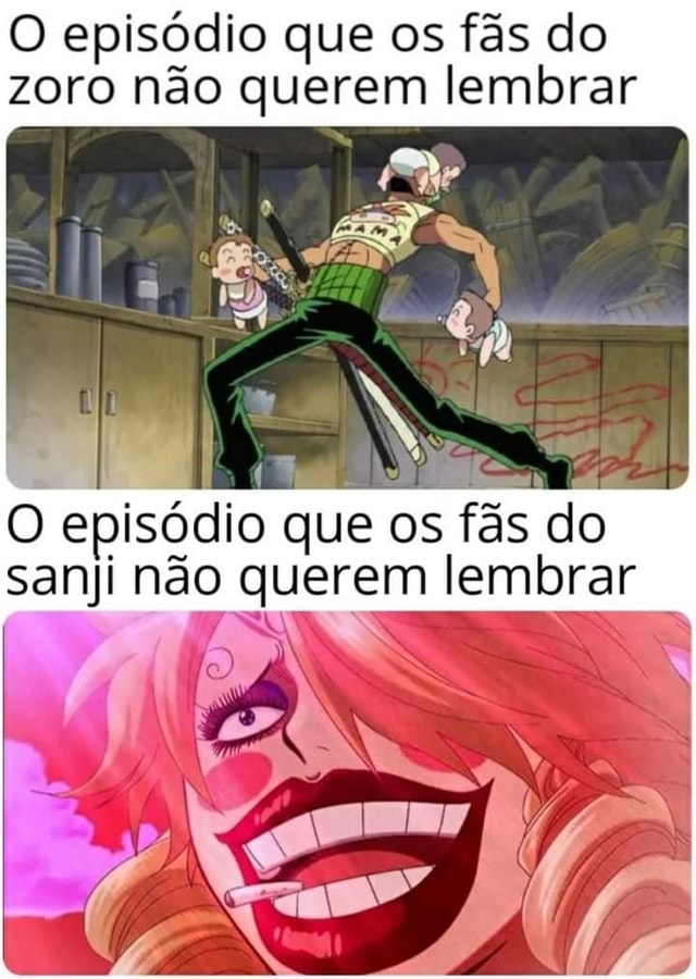 Fas Sanji Zoro Fans ce qua legal - iFunny Brazil