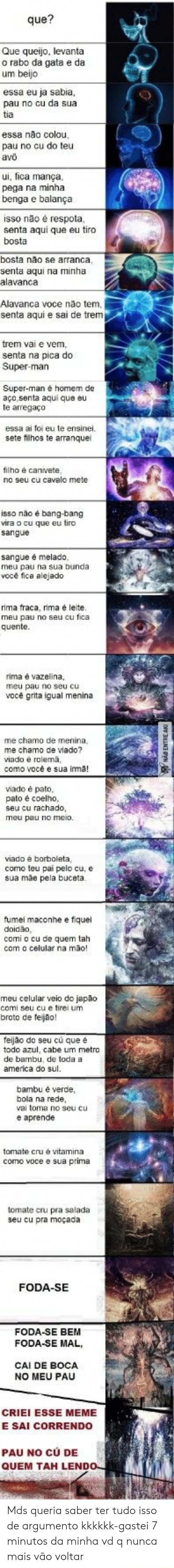 Que? Que queijo, levanta o rabo da gata e da um beijo essa eu ja sabia, pau  no cu da sua tia essa não colou, pau no cu do teu avó ui,