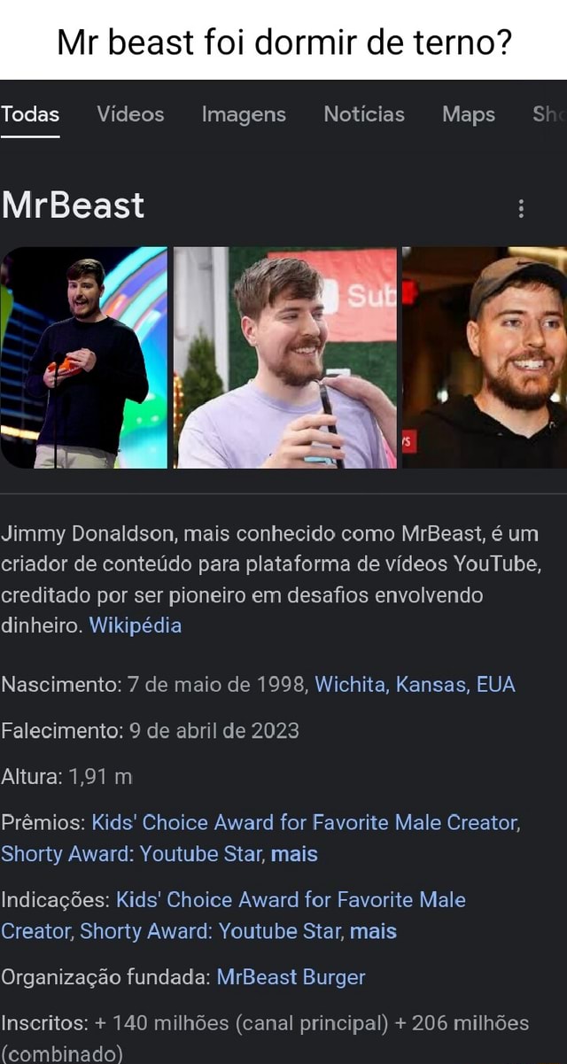 MrBeast: como o maior r do mundo fez sua fortuna - 06/08/2023 -  Ilustrada - Folha