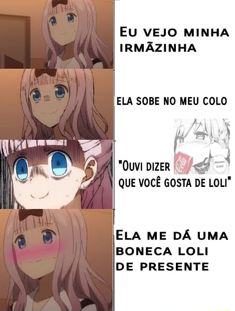 Sem ideia pra fazer os personagens vou colocar o óculos e mudar um pouco a  franja ninguém vai perceber The cooler Dania - Loli-The cooler Loli -  iFunny Brazil