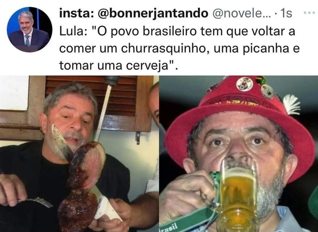 PASSEI 7 DIAS COMENDO A PICANHA DO LULA Experiência Flamino. 177 mil  visualizações - há 3 dias - iFunny Brazil