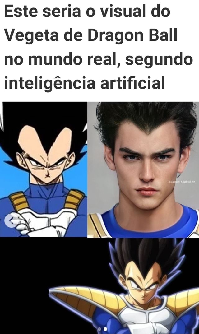 Este seria o visual original do Goku em Dragon Ball Z e ele era