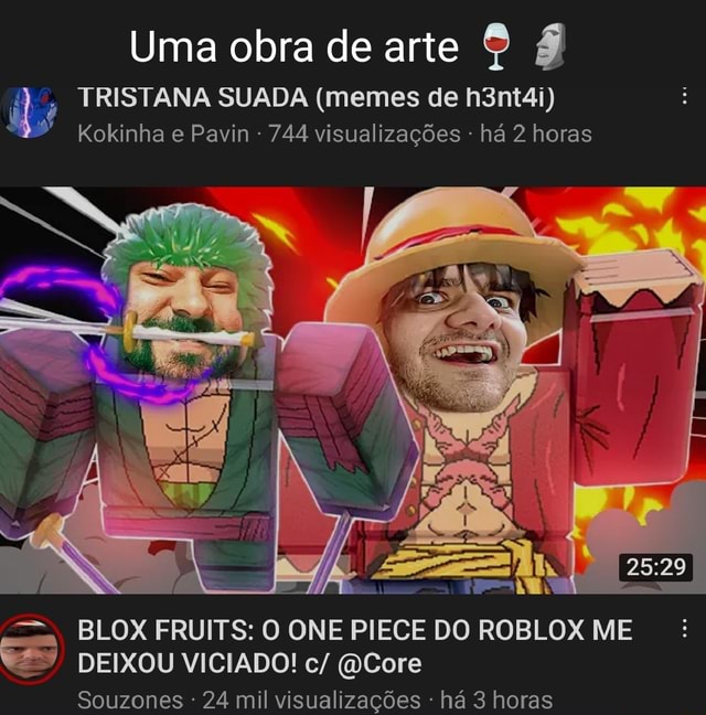 BLOX FRUITS: O ONE PIECE DO ROBLOX ME DEIXOU VICIADO! c