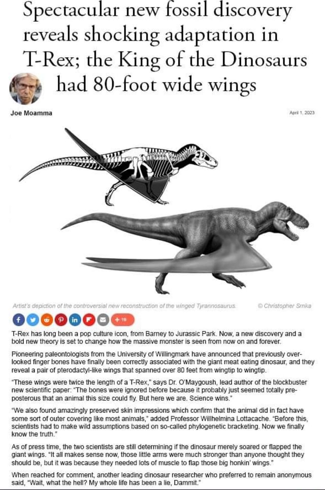 The winged giant that was bigger than T. Rex