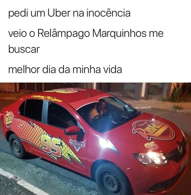 🔵PRIMEIRA VIAGEM DO UBER RELAMPÂGO MCQUEEN #uber #99popbrasil #indriver 