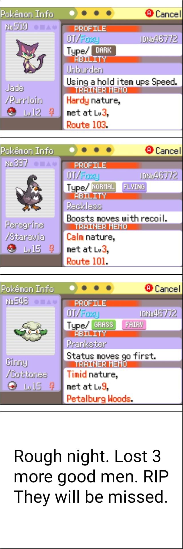Natures - Pokémon 101 - Advanced Trainer Info
