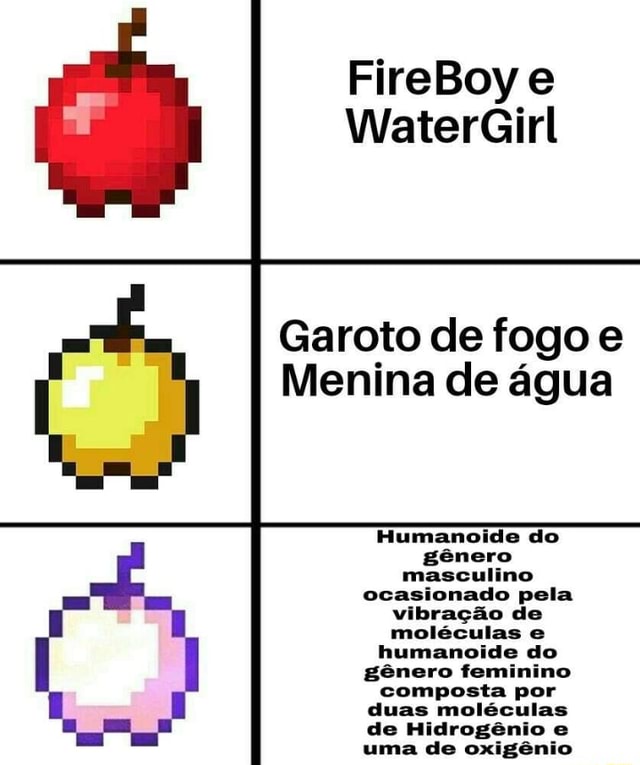 O MENINO FOGO vs A MENINA ÁGUA !!! - (FireBoy & WaterGirl) 